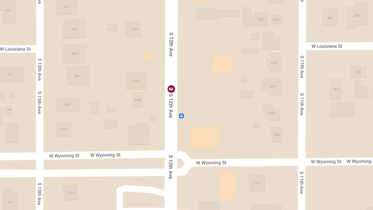 Vehicle Collision with Injuries on South 12th Ave