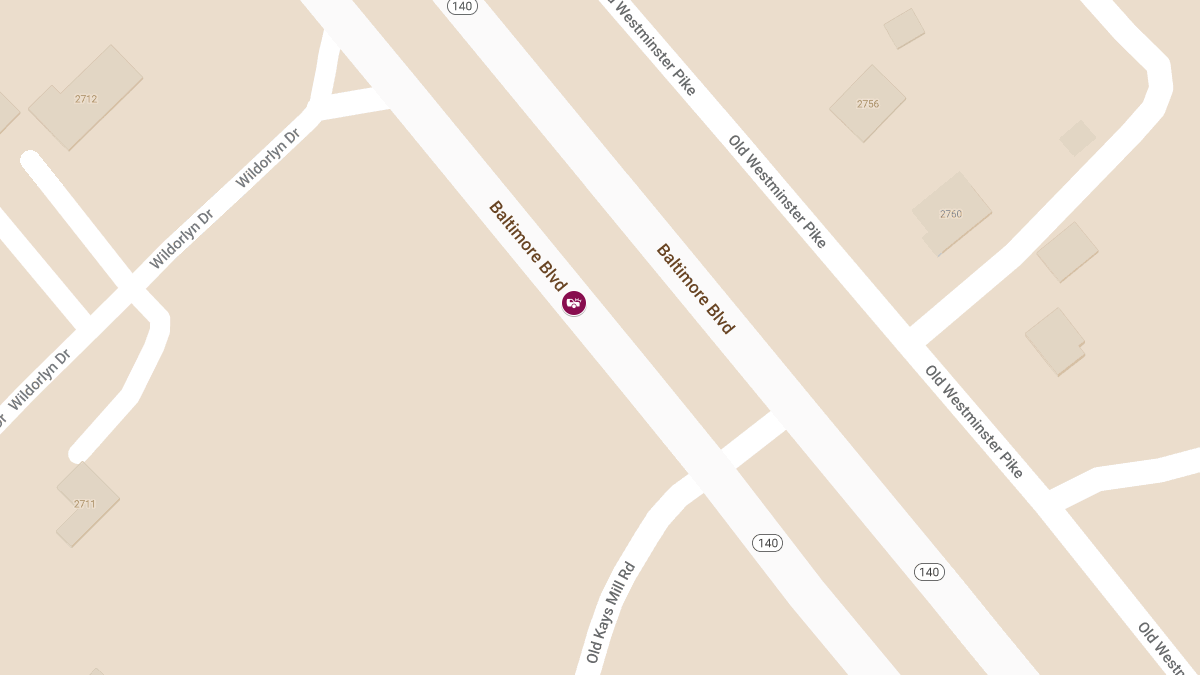 Vehicle Collision with Rescue on Baltimore Blvd near Kays Mill Rd