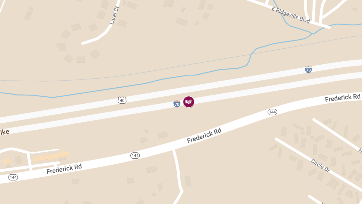 Vehicle Collision with Rescue on I-70 WB near County Line