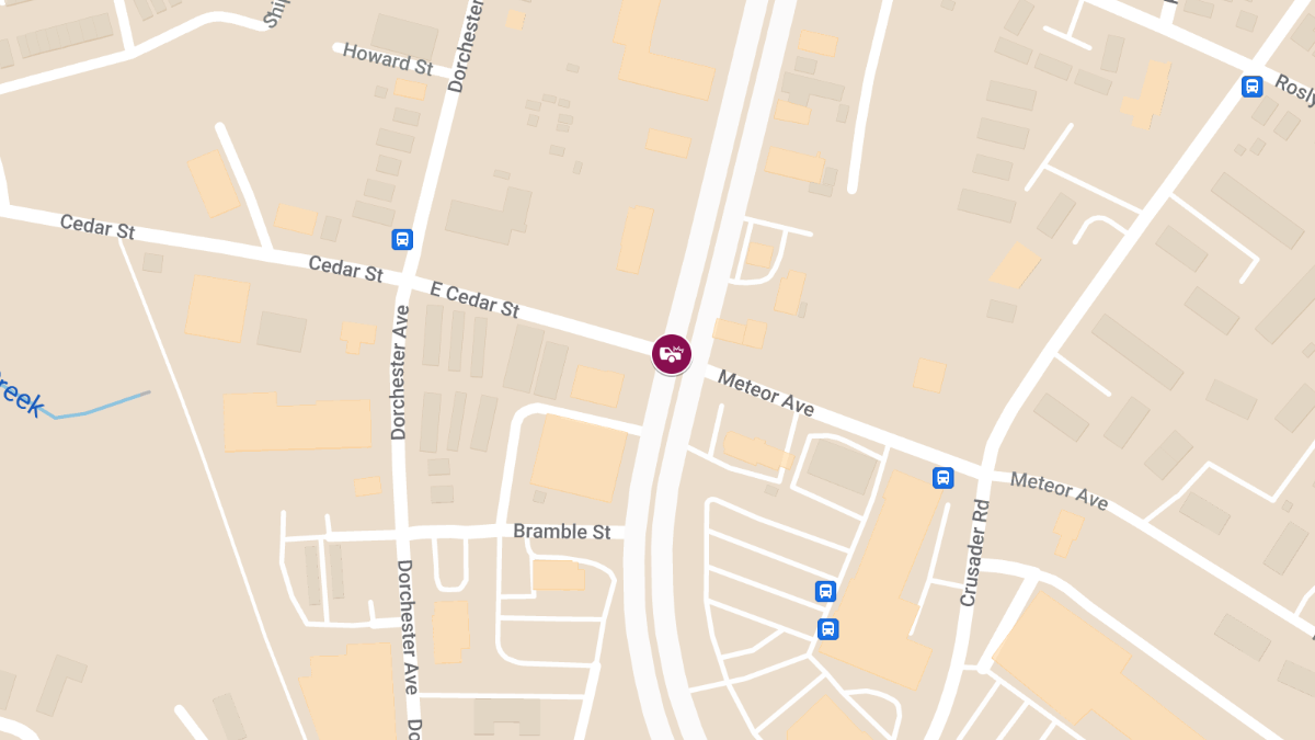 Vehicle Crash Reported on Route 50 & Cedar St