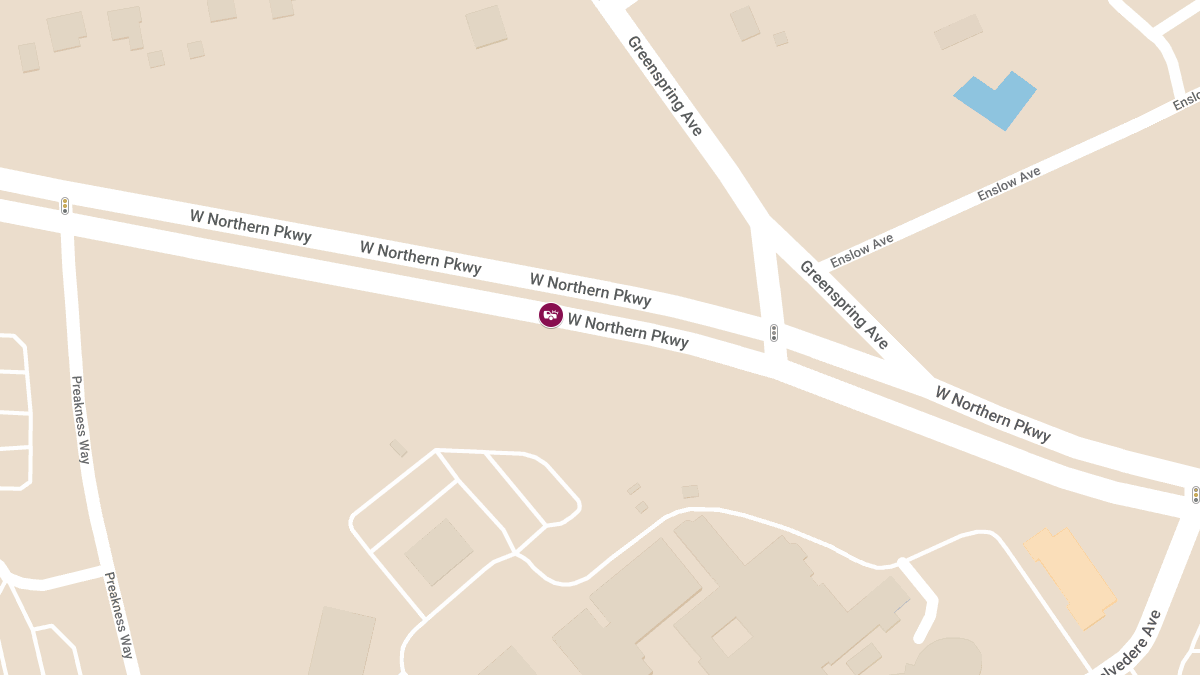 Vehicle Crash With Injuries on W Northern Pkwy