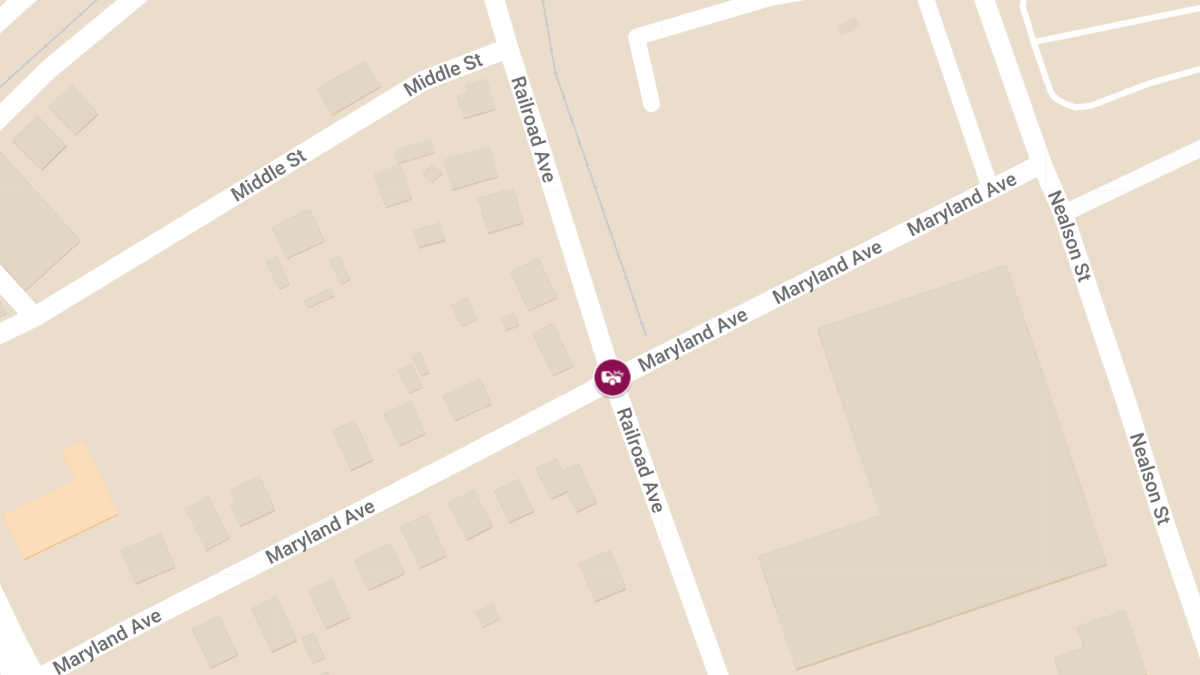 Vehicle Crash at Rt 50 and Maryland Ave