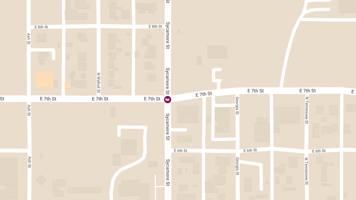 Vehicle Crash with Injuries at 7th St and Sycamore St
