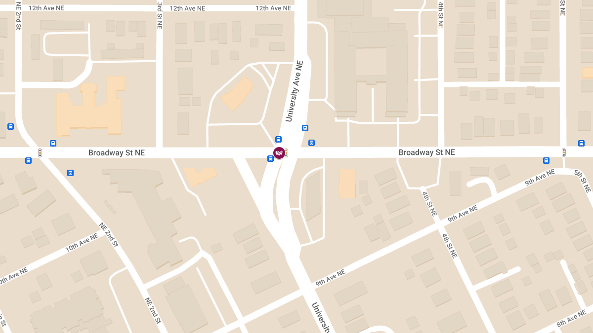 Vehicle Crash with Injuries at Broadway St NE and University Ave NE in Sheridan