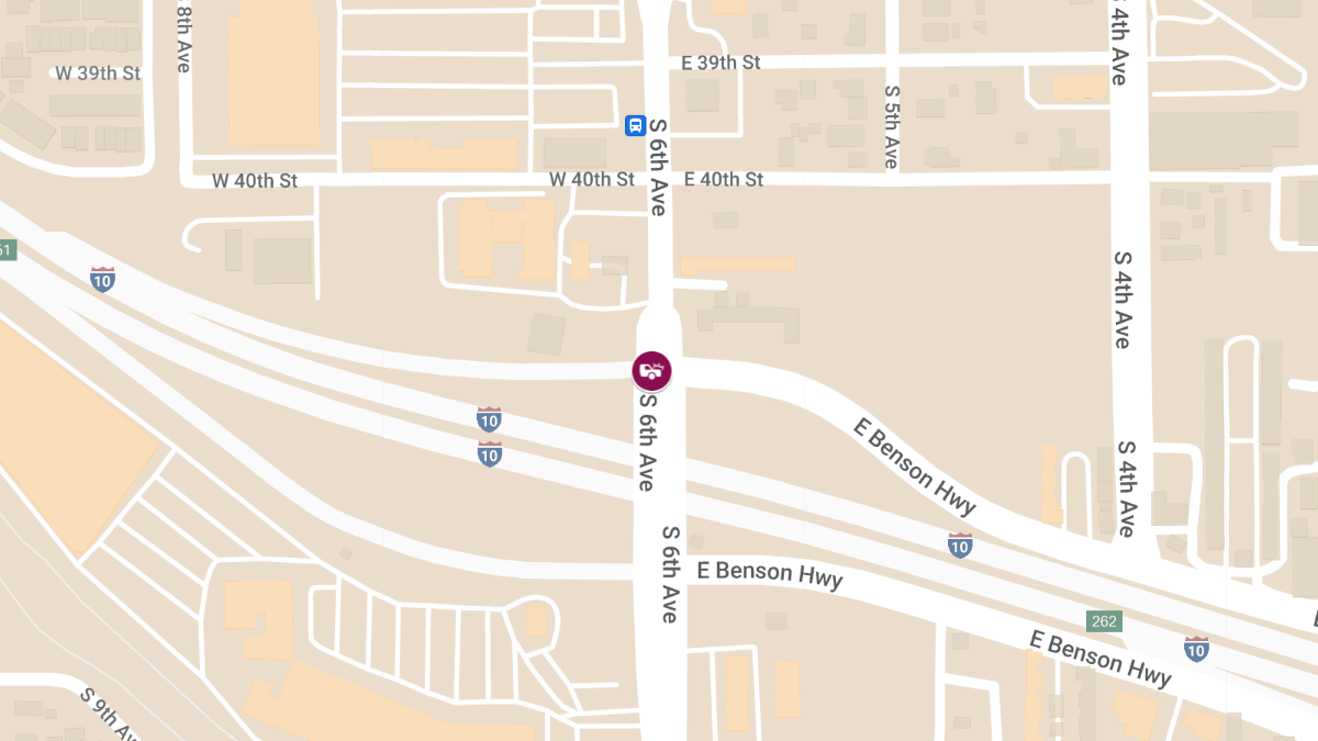 Vehicle Crash with Injuries at E Benson Hwy & Nogales Hwy