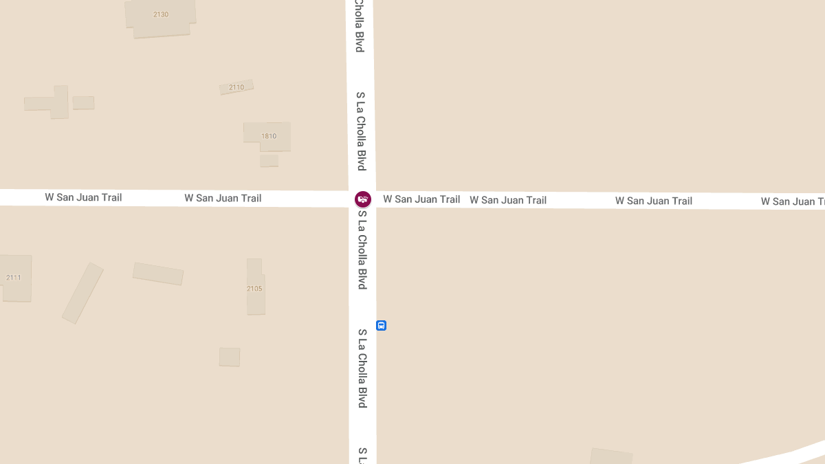 Vehicle Crash with Injuries at S La Cholla Blvd & W San Juan Trail