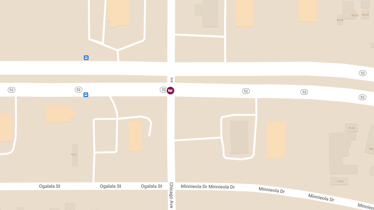 Vehicle Crash with Injuries at SR-52 and Chicago Ave