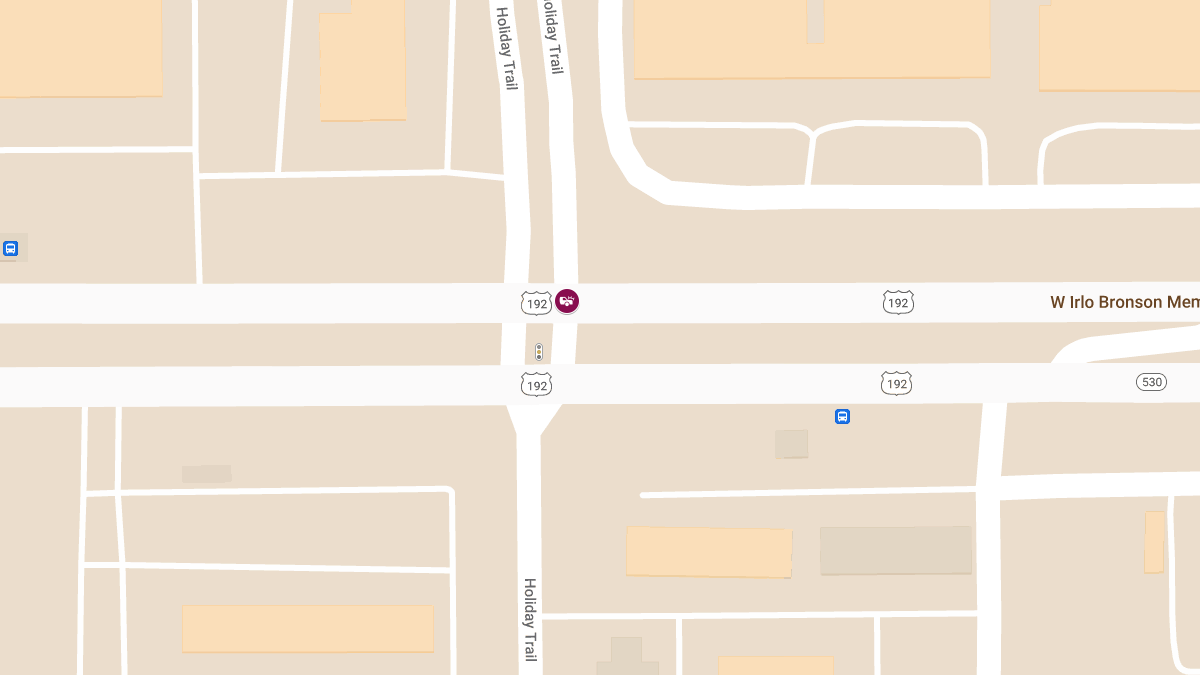 Vehicle Crash with Injuries at W Irlo Bronson Memorial Hwy and Holiday Trl