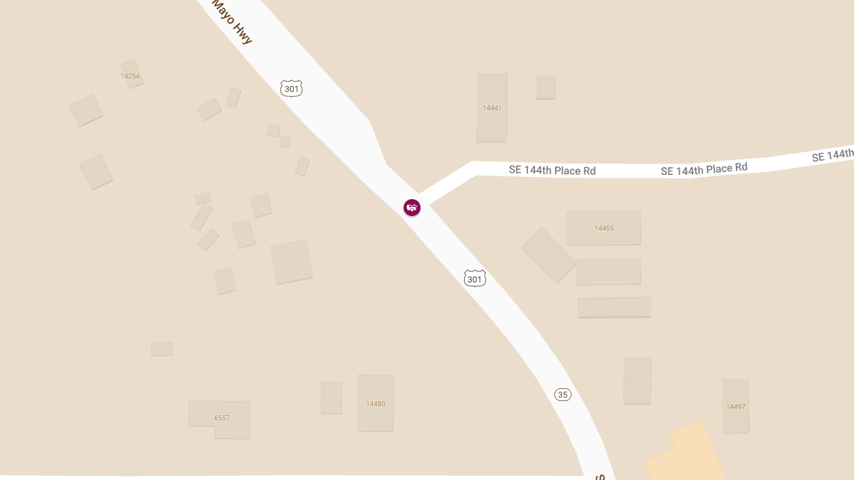 Vehicle Crash with Injuries on US-301 at SE 144th Place Rd