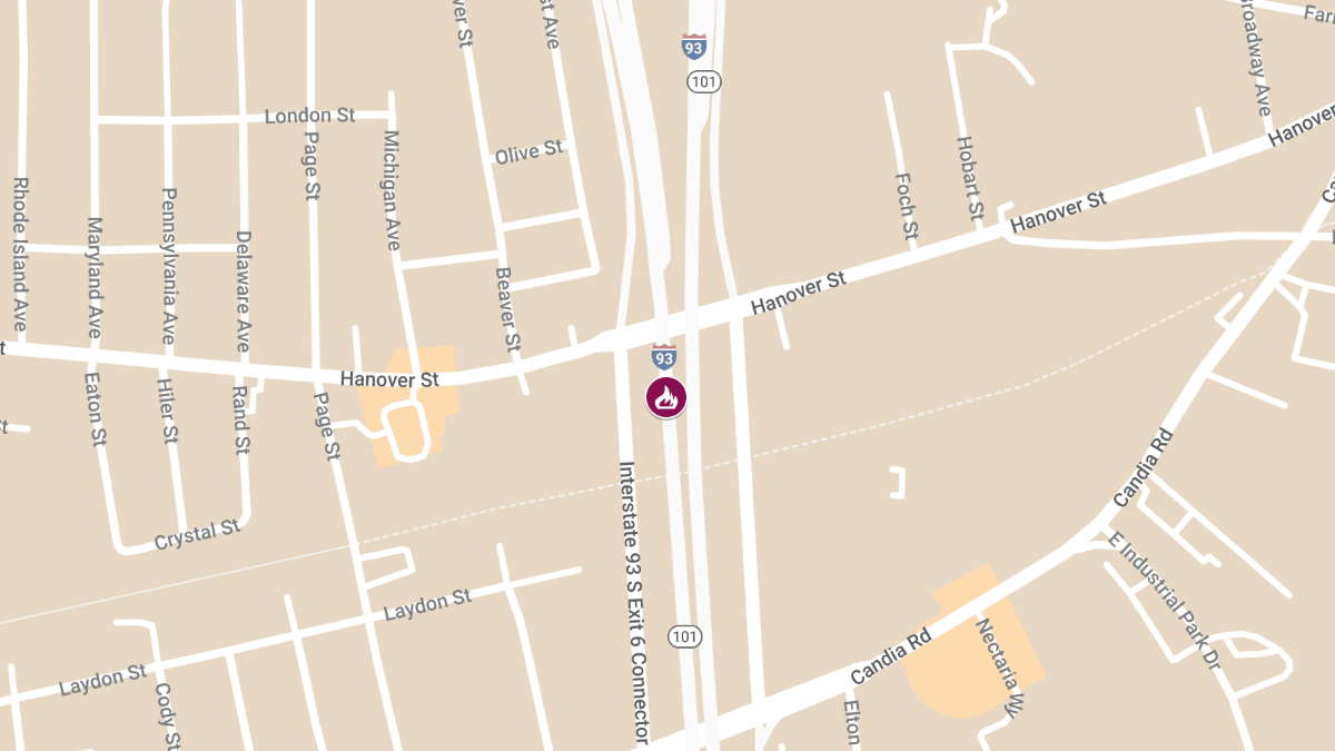 Vehicle Fire with Injury on 93 South Ramp to 102