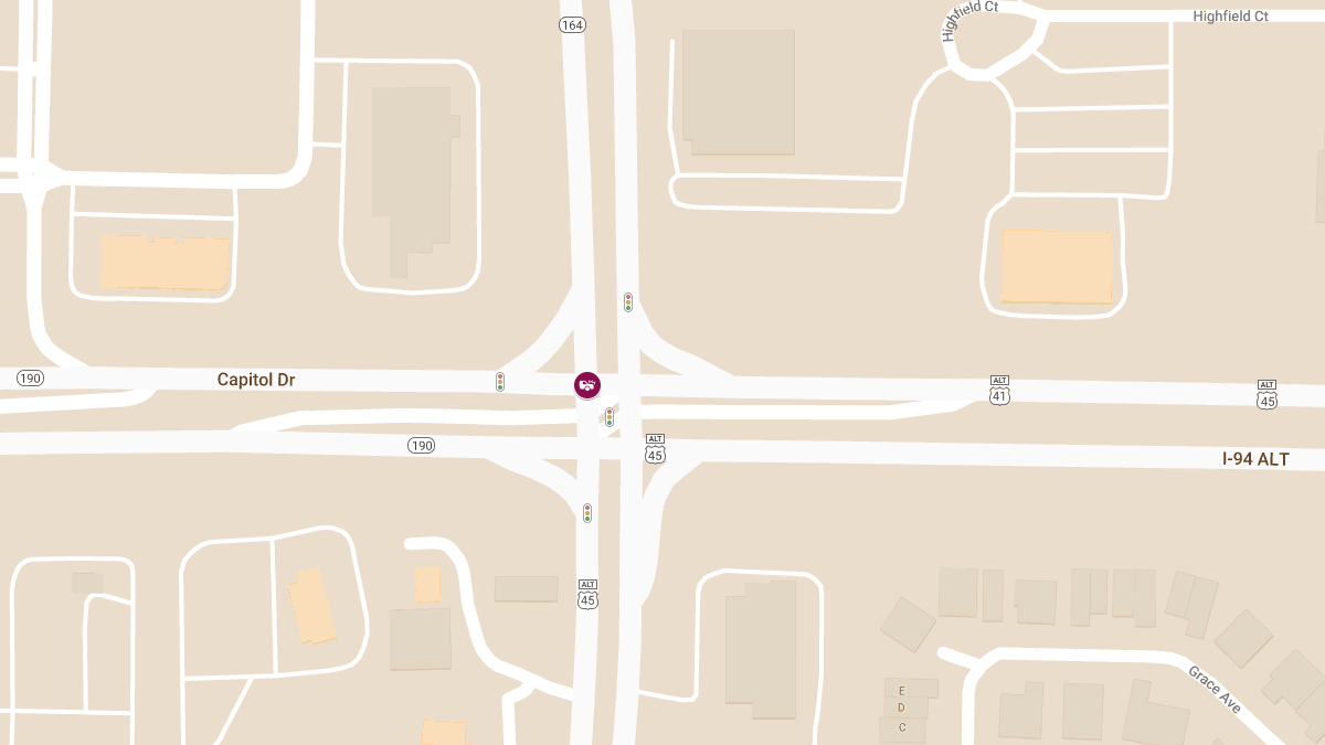 Vehicle Rollover Accident at Capitol Dr & Pewaukee Rd/164 Causes Injuries