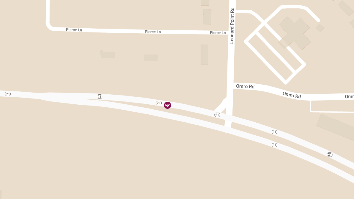 Vehicle Rollover with Entrapment West of Leonard Pt Road Highway 21