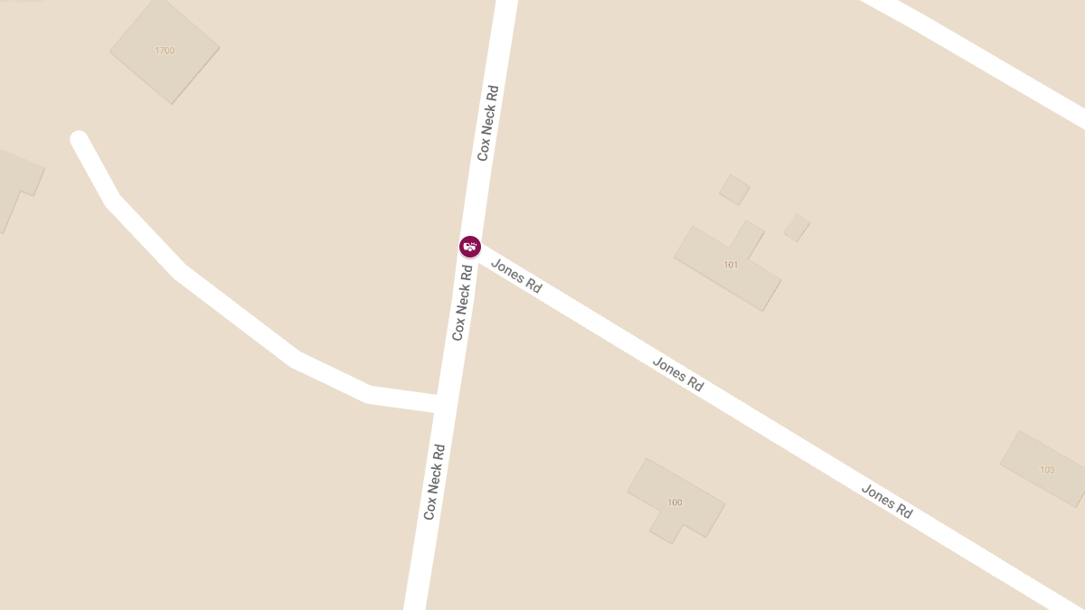 Vehicle and Combine Collide on Cox Neck Rd and Jones Rd