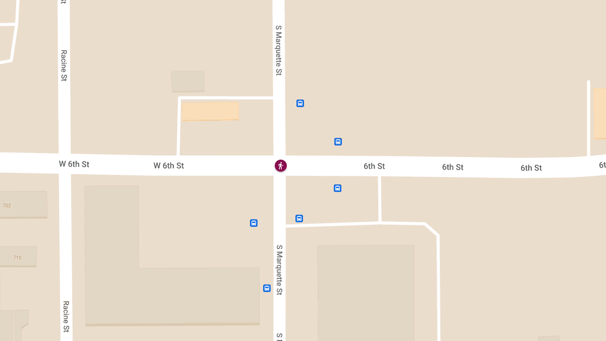 Vehicle vs. Pedestrian Accident at 6th St & Marquette St
