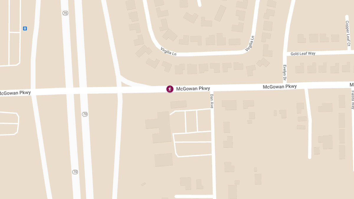 Vehicle vs. Pedestrian Accident at McGowan Pkwy Onramp to SR-70