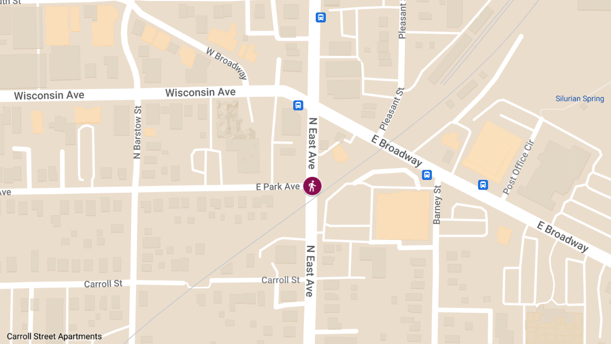 Vehicle vs. Pedestrian Accident at N East Ave & E Park Ave