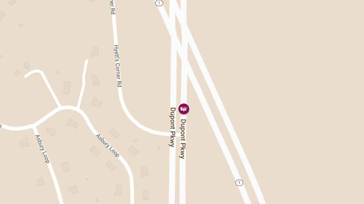 Woman Airlifted After Serious Crash Near DuPont Parkway & Hyetts Corner Rd