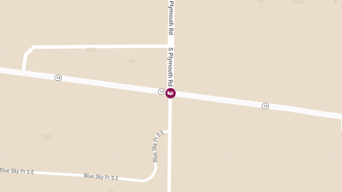 Woman Injured After Two-Car Crash on Plymouth Rd and State Route 14