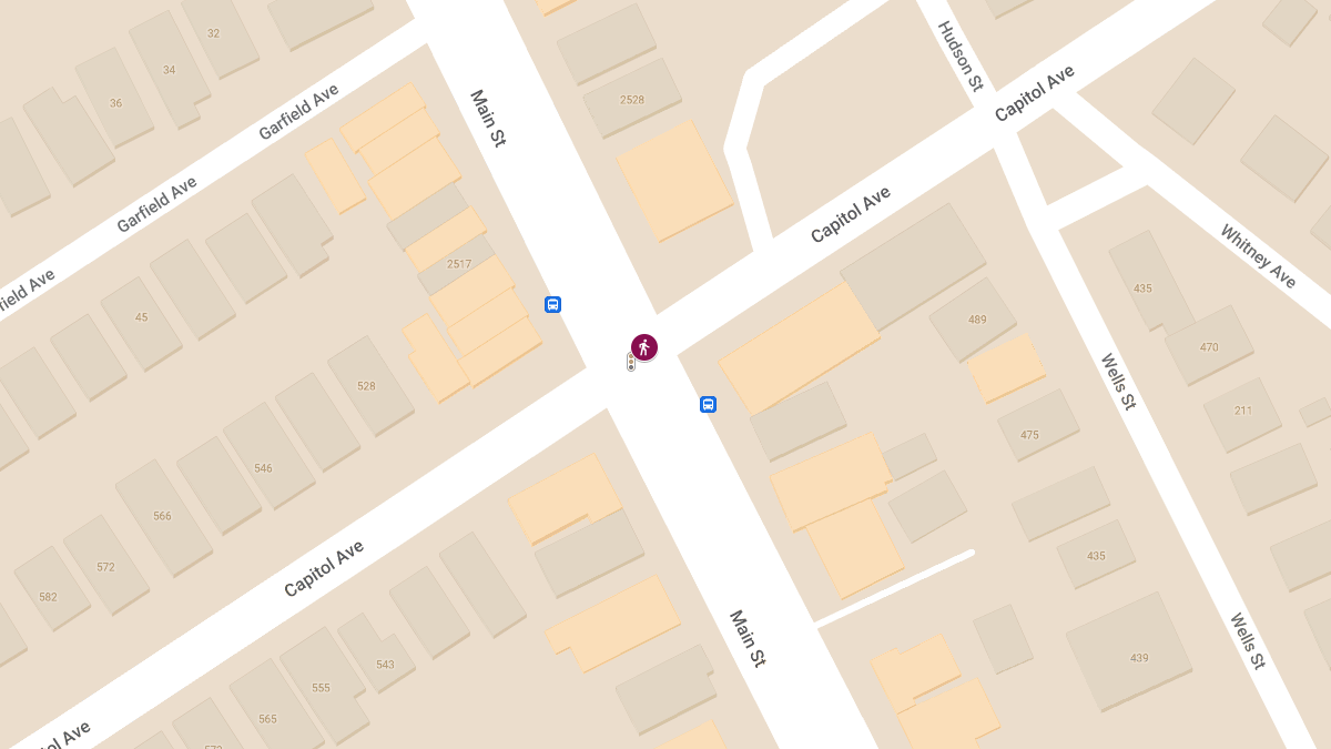 Woman Struck by Car at Main St & Capitol Ave