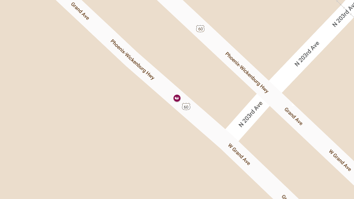 Wrong-Way Crash Reported on US 60 Near 203rd Ave