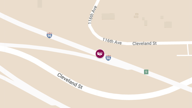 Two Injured in Vehicle Crash on I-96 Near Portland Rd