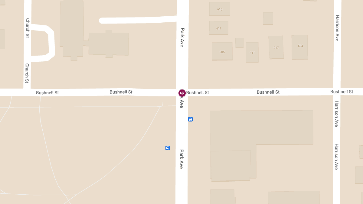 2-Vehicle Accident at Park St & Bushnell St Causes Injuries
