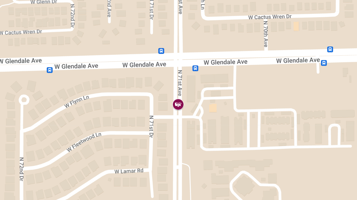 Accident Causes Injury on N 71st Ave South of Glendale Ave
