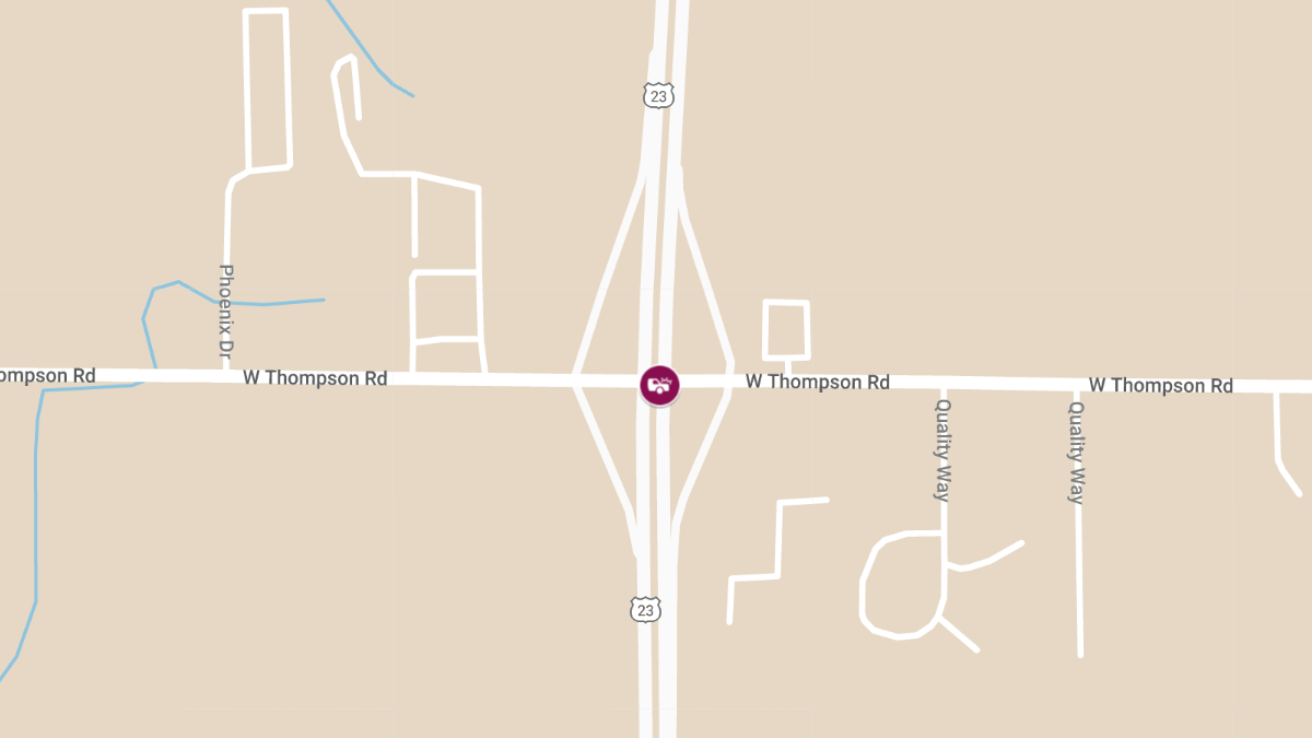 Accident (Personal Injury) at NB US 23 & W Thompson Rd