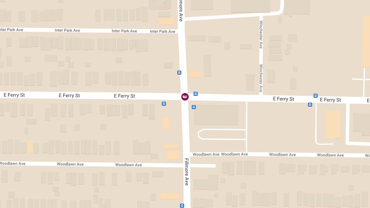 Accident With Injuries at Ferry St & Fillmore Ave