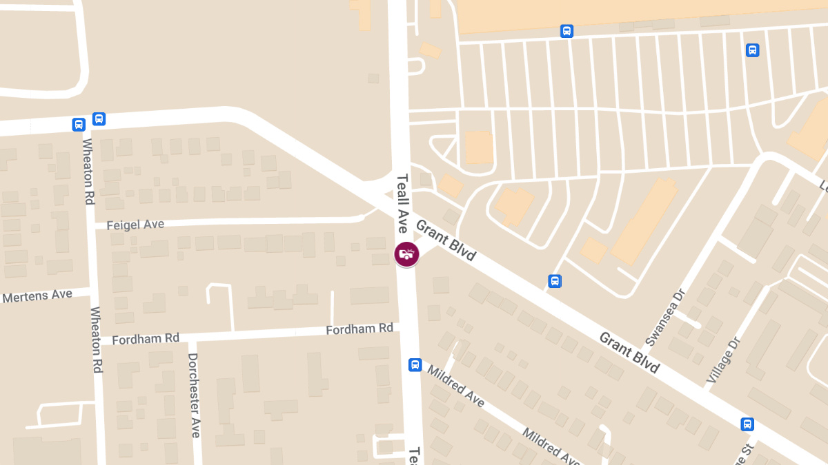 Accident With Injuries at Grant Blvd & Teall Ave