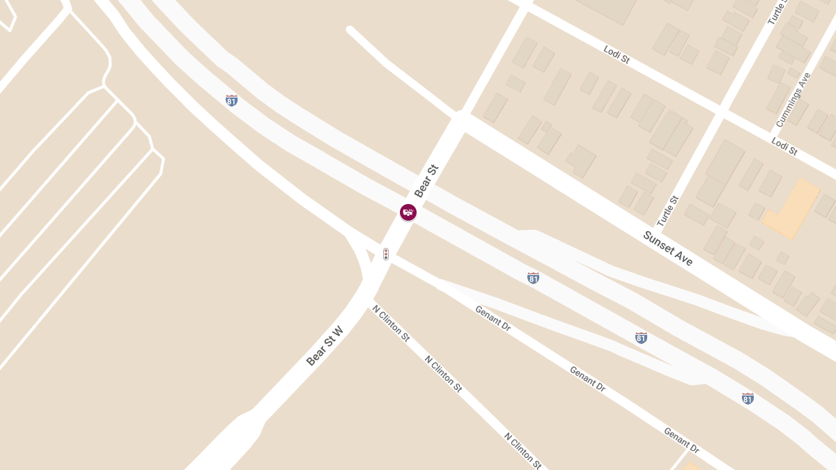 Accident With Injuries at I-81 SB & Route 298Bear St