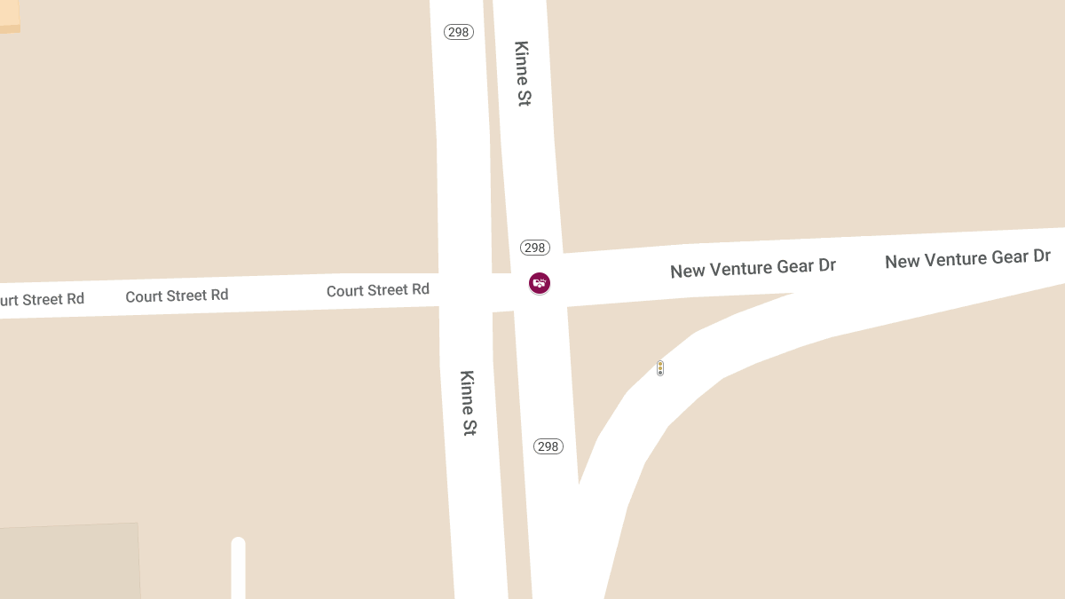 Accident With Injuries at Kinne St NBSB & New Venture Gear Dr