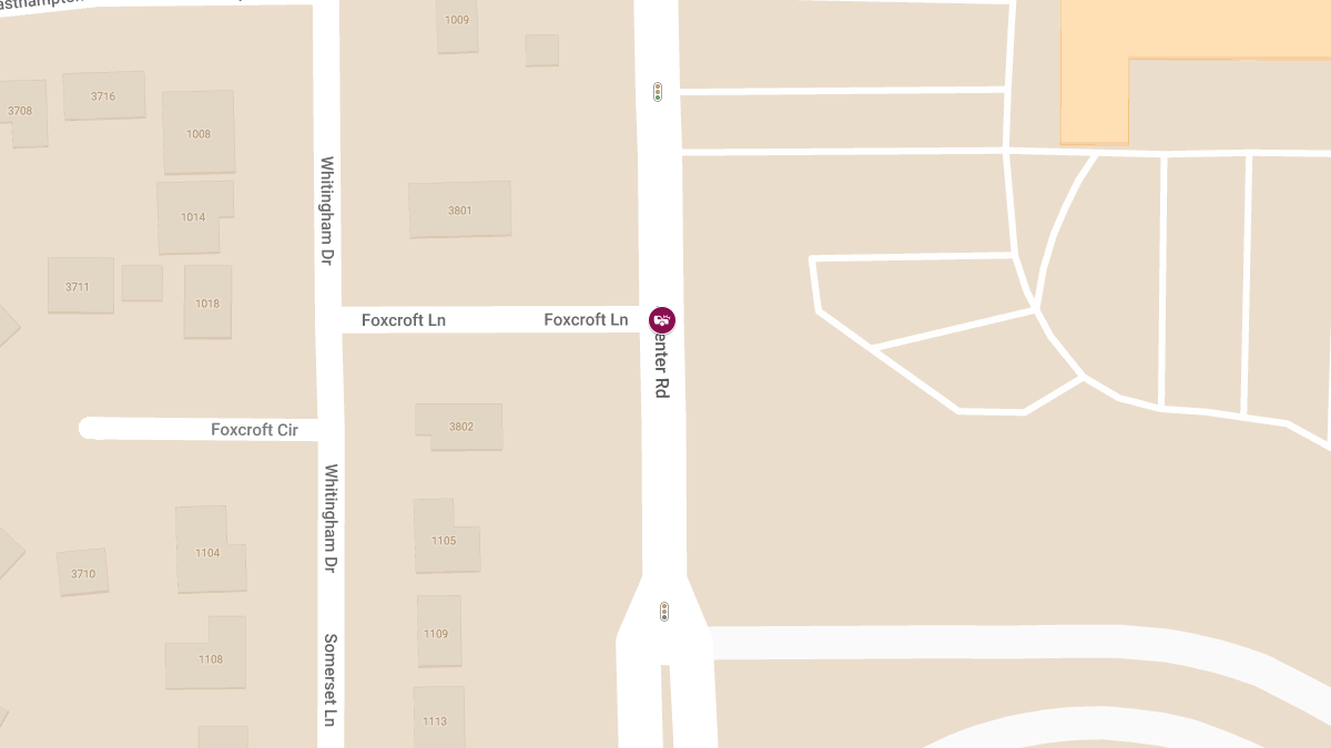 Accident With Injuries at S Center Rd & Foxcroft Ln