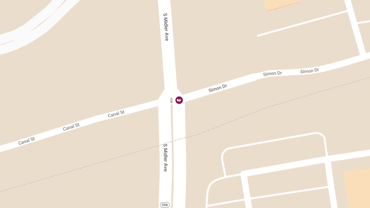 Accident With Injuries at Simon Drive EBWB & South Midler Ave