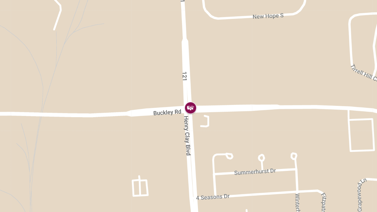 Accident With Injuries on Buckley Rd at Henry Clay Blvd