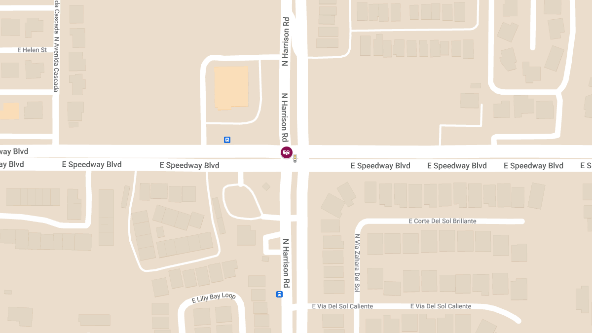 Accident With Injuries on Speedway Blvd East of Harrison Rd