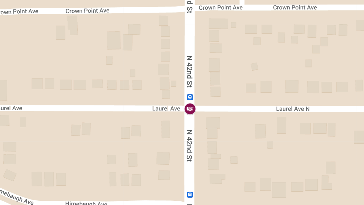 Accident With Injury at 42nd St & Laurel Ave