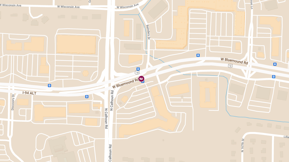 Accident With Injury at Half Price Books on Bluemound Rd