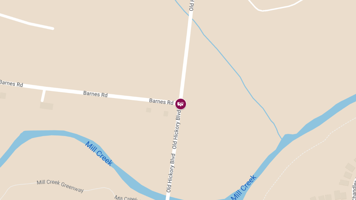 Accident at Barnes Rd and Old Hickory Blvd Results in Injuries