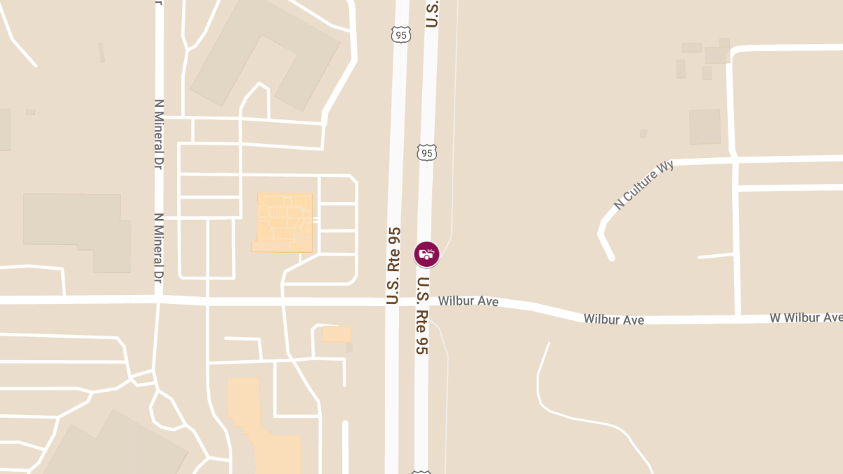 Accident at Hwy 95 & Wilbur Ave