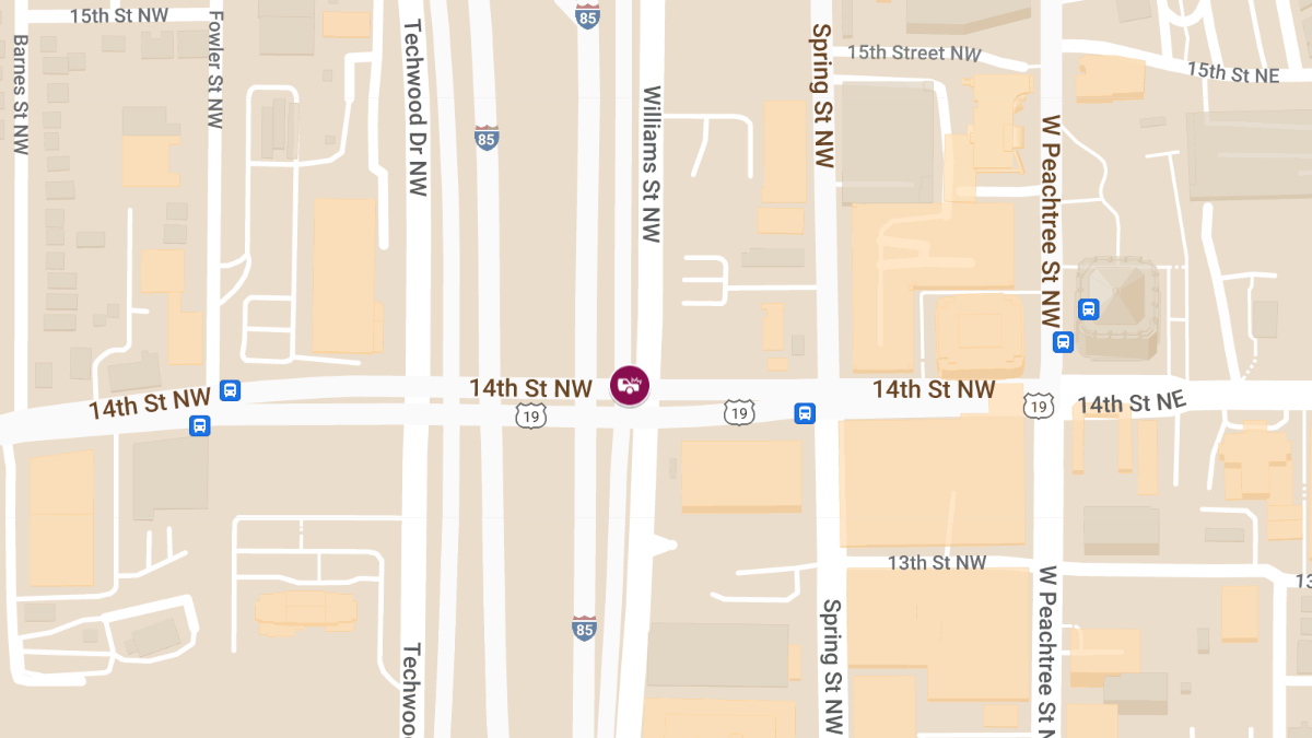 Atlanta, GA – Accident at I-75 S & 14th St NW in Home Park Leads to Injuries