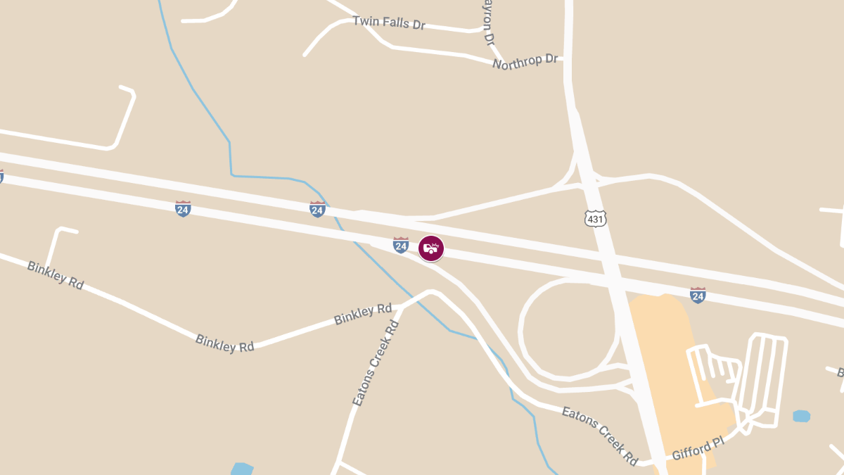 Accident at MM 36.2 on I-24 E near Whites Creek Pike Causes Injuries