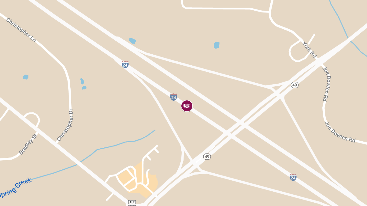 Accident at MM 56.4 I-24 W Causes Injuries