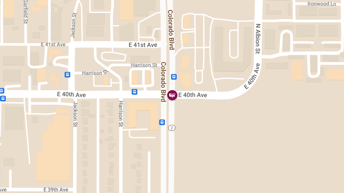 Accident at N Colorado Blvd & E 40th Ave Causes Injuries