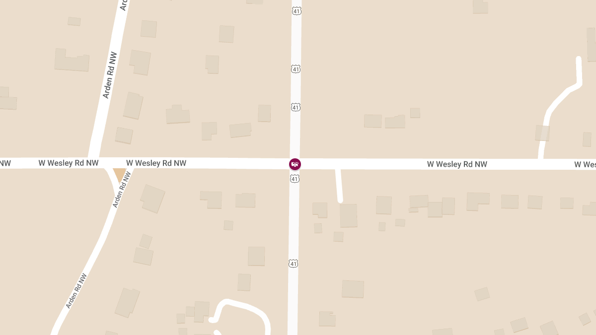Accident at Northside Dr NW & W Wesley Rd NW Causes Injuries