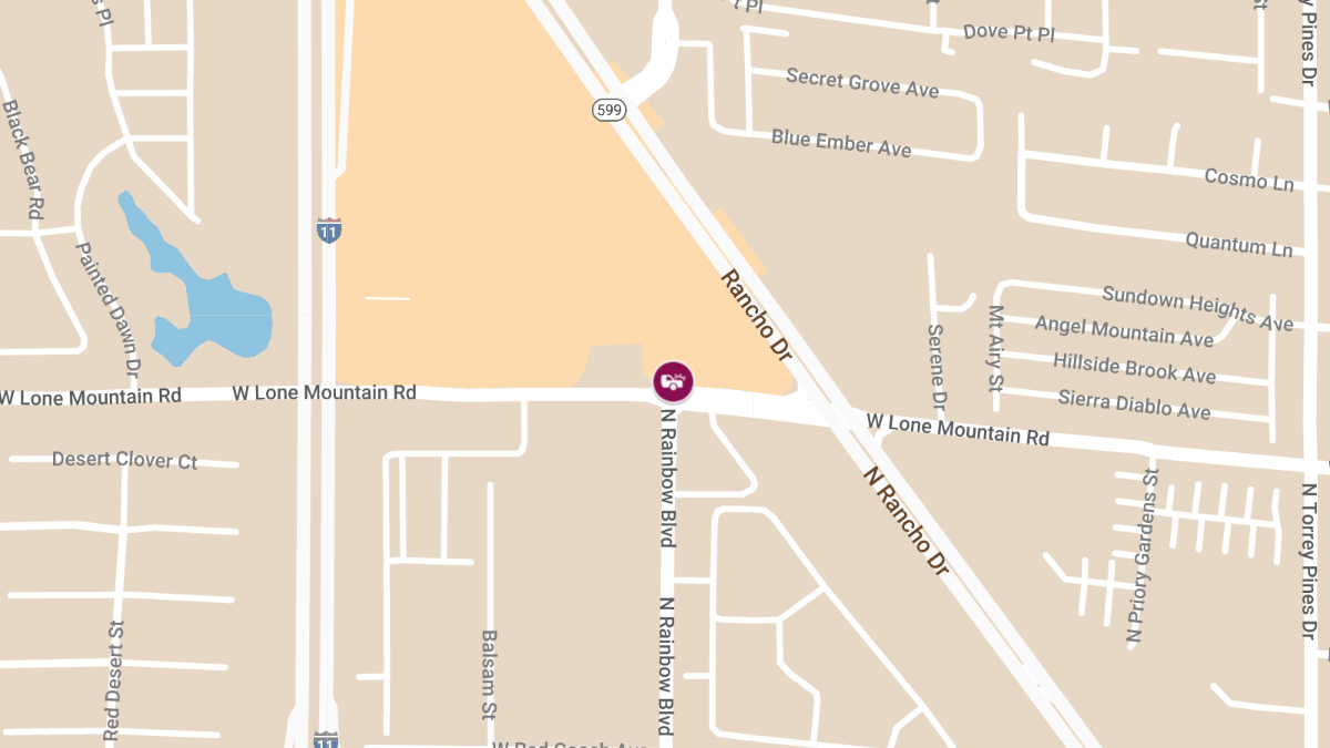 Accident at Rainbow Blvd and IR11 Causes Injuries