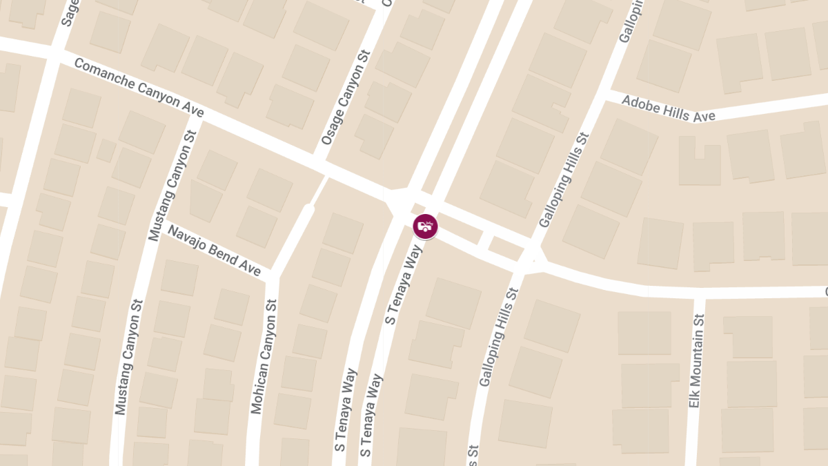 Accident at S Tenaya Way and Comanche Canyon Ave Causes Injuries