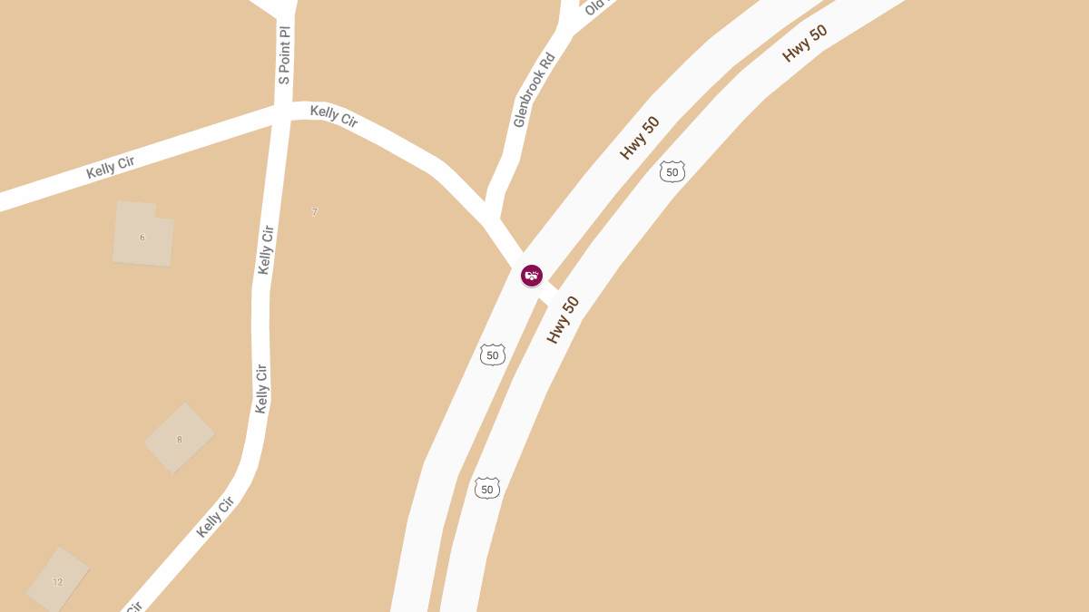 Accident at US-50 & Glenbrook Rd Resulrs in Injuries