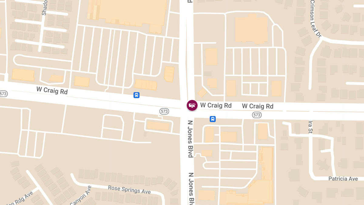 Accident at W Craig Rd & N Jones Blvd Causes Injuries