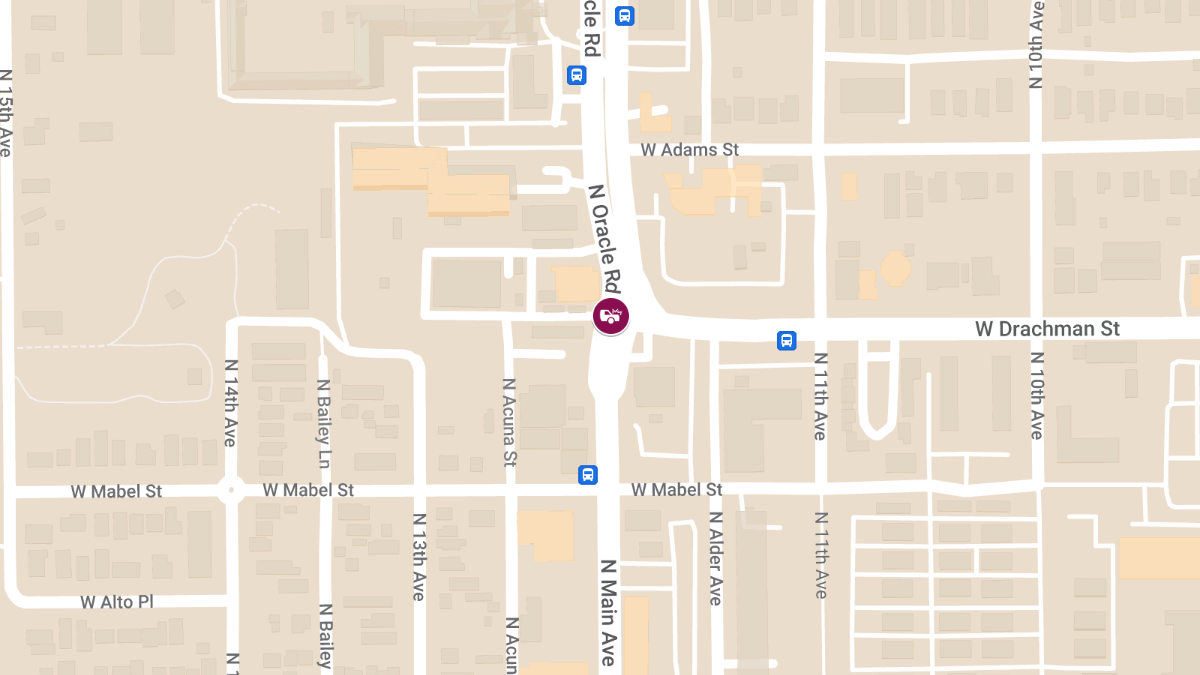 Accident at W Drachman St & N Oracle Rd Causes Injuries